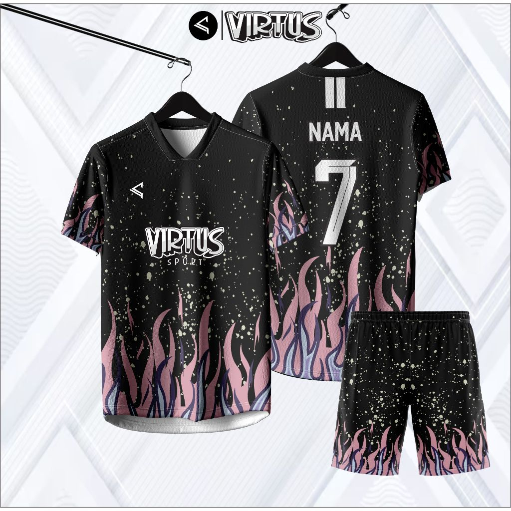 Virtus Jersey Sepak Bola | Jersey Futsal | Jersey Voli Custom Free Nama Set