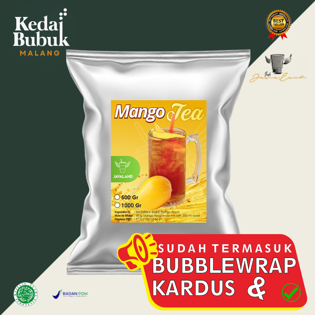 

(Super) Bubuk Minuman Mango Tea Javaland Kemasan 1 Kg