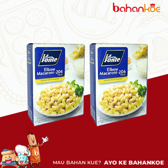 

LA FONTE ELBOW MACARONI 206 PASTA 225GR