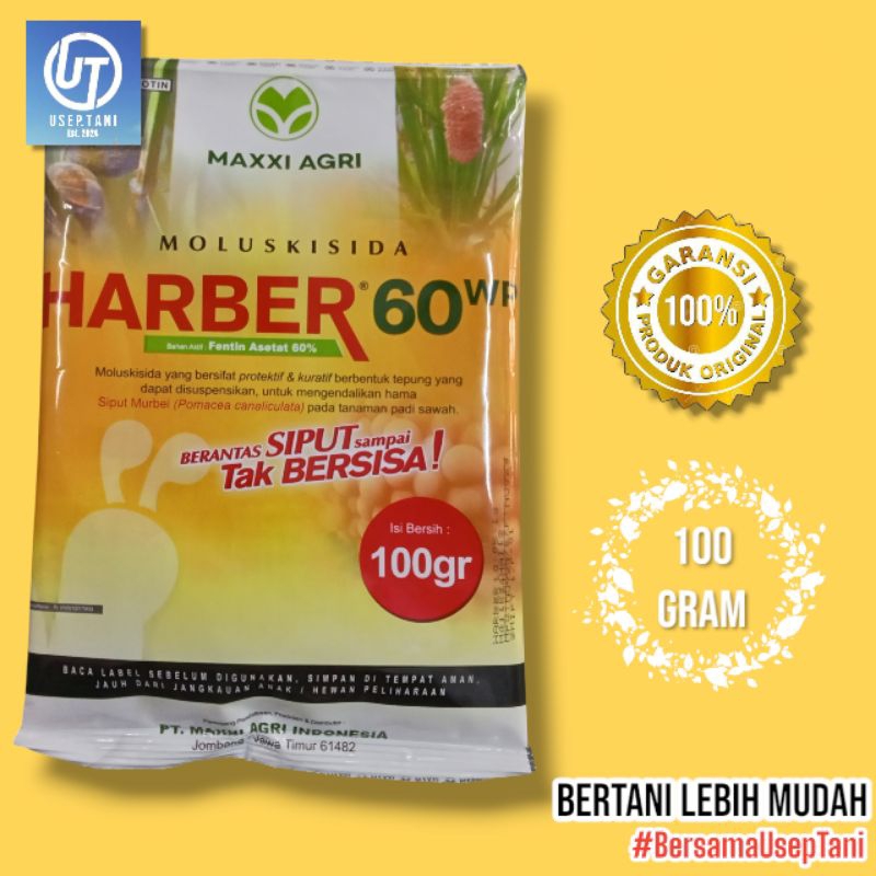 HARBER 60WP 100GRAM ORIGINAL MOLUSKUSIDA