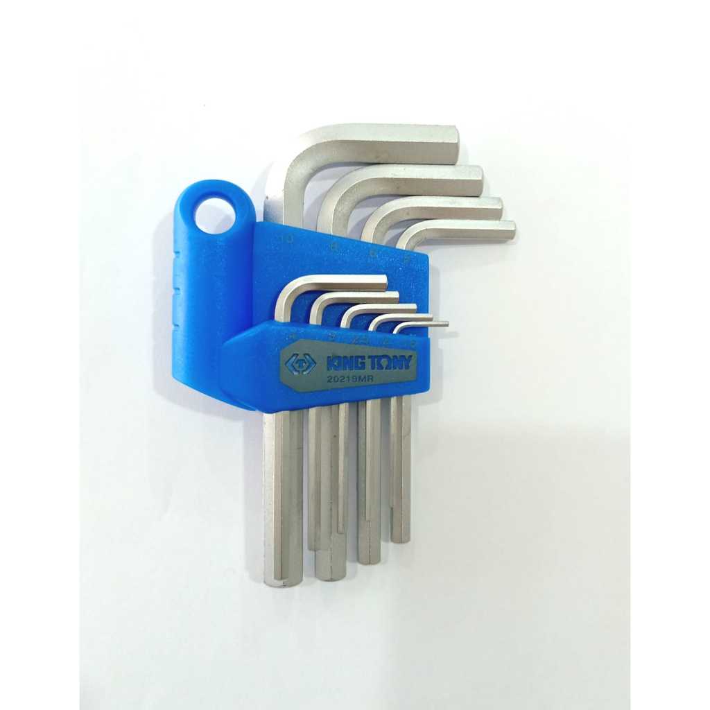 KUNCI L SET 9 PCS HEX SHORT KING TONY