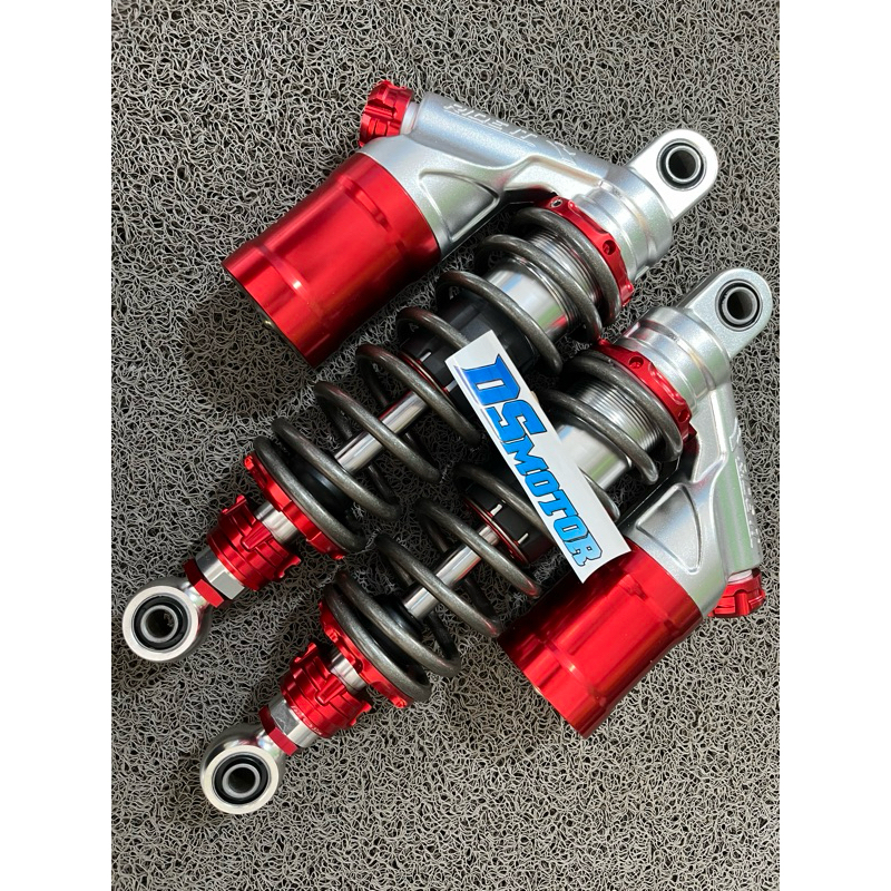 shock shockbreaker Rideit Ride it GP RDC277 RDC 277 grey red greyred titanium merah ukuran size ting