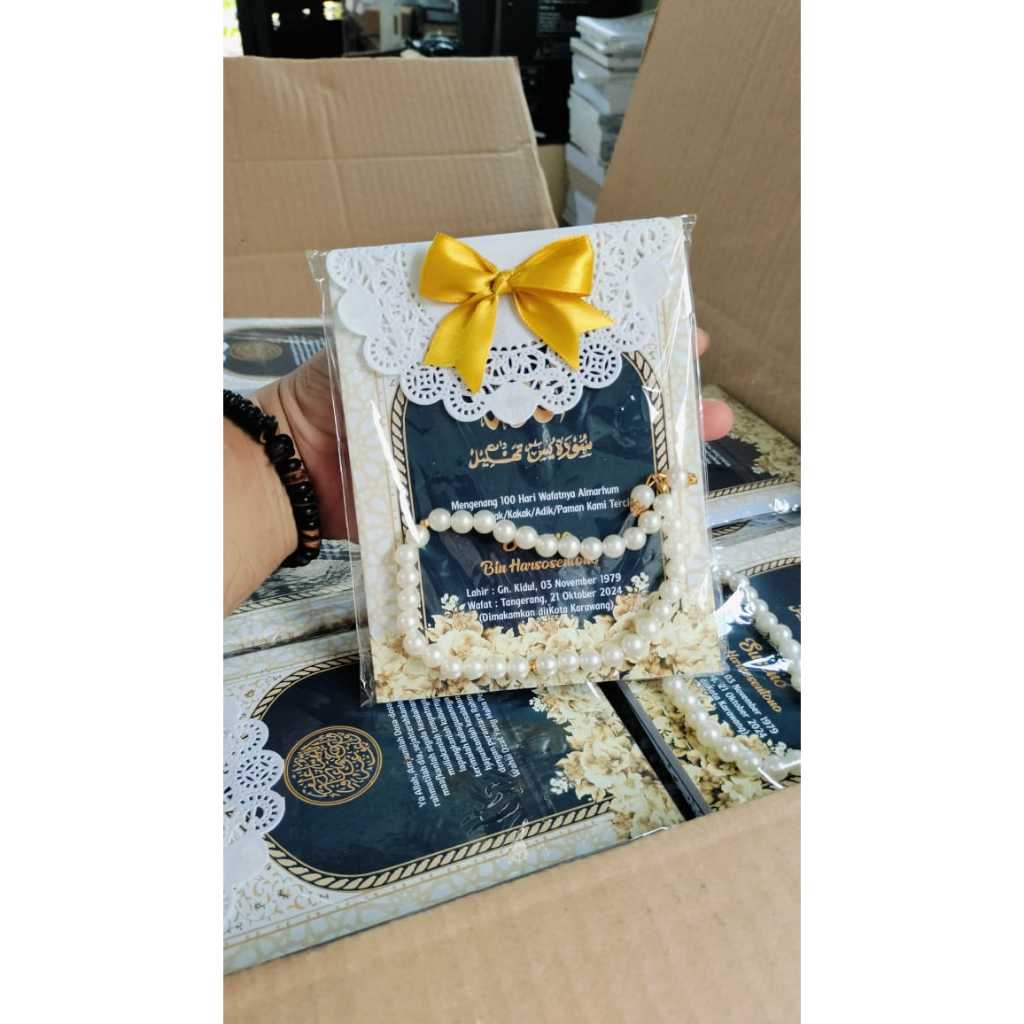 Cetak Buku Yasin & Tahlil Softcover Custom Dilengkapi Do'a