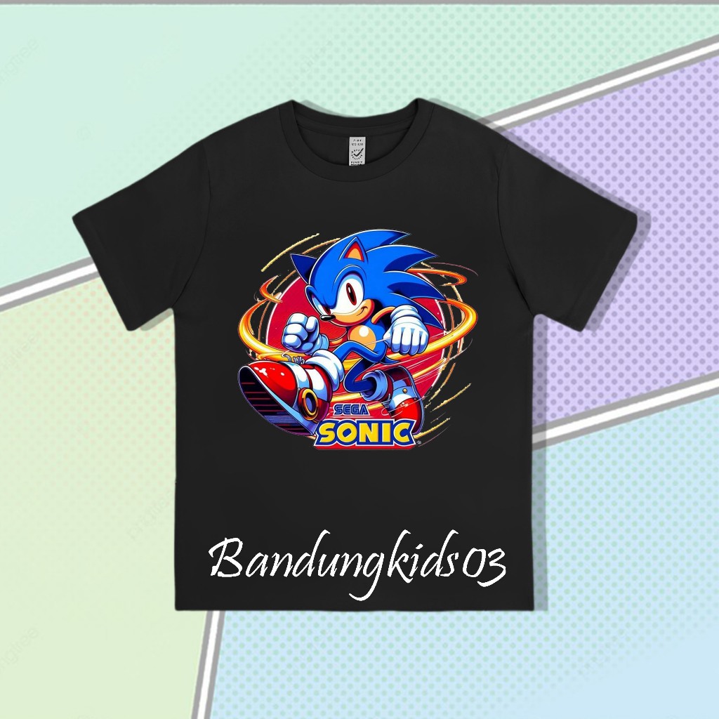 Kaos Anak Kaos Sonic Sega