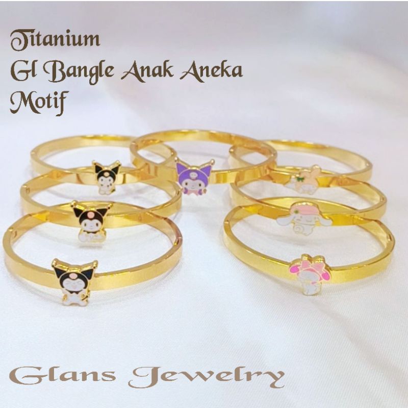 Glans Gelang Titanium Anak Aneka Karakter