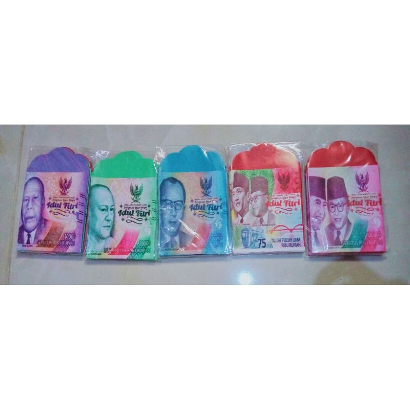 

Angpao Amplop lebaran motif uang glosy isi 10 murah