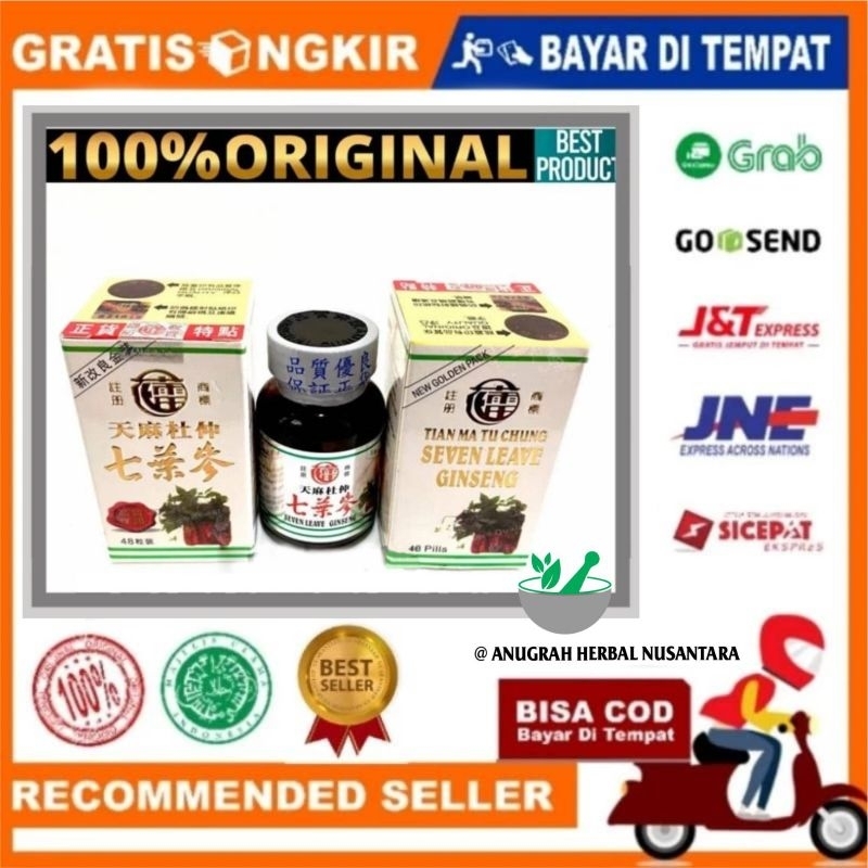 Seven leave Ginseng Original 100% jika terbukti tidak asli  di kembalikan