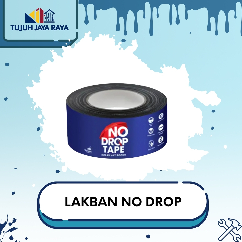No drop Tape. lakban no drop. lakban seng anti bocor lebar 5cm panjang 10m 1 roll