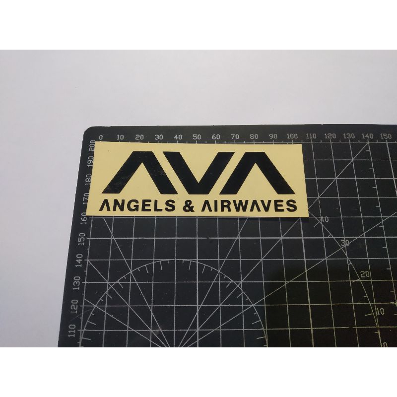 

stiker cutting band angels and airwaves
