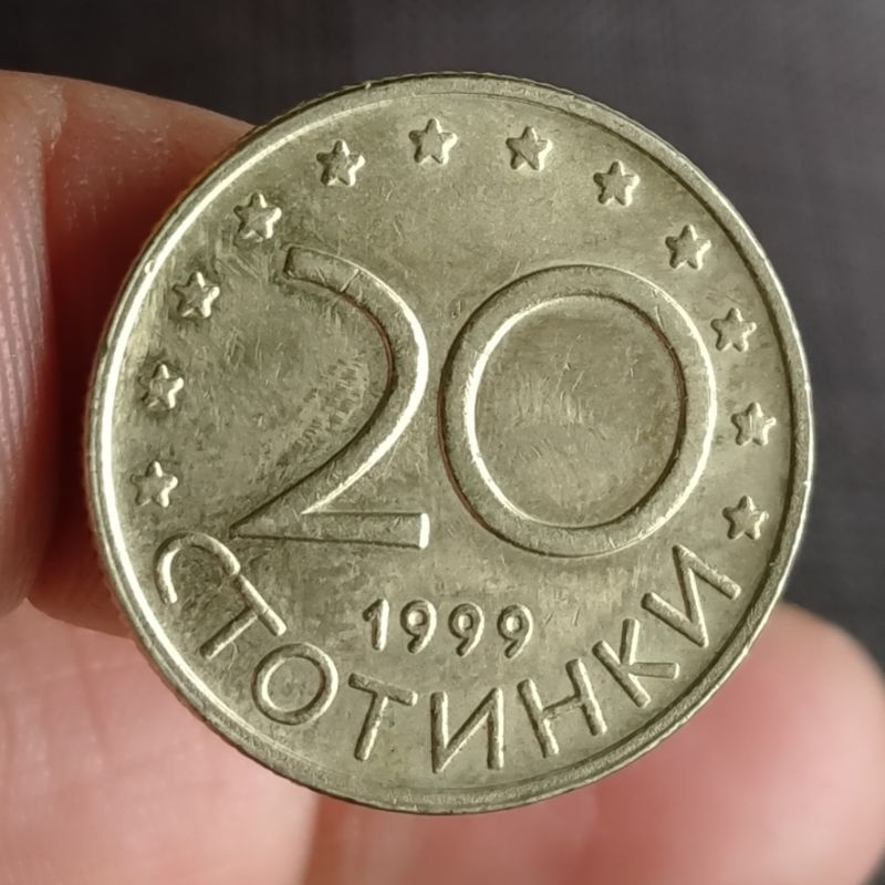 Koin Kuno Bulgaria 20 Stotinki