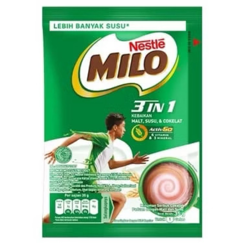 

SUSU MILO ACTIV-GO 3in1 (1 Renteng isi 10 sachet x 34 gram)