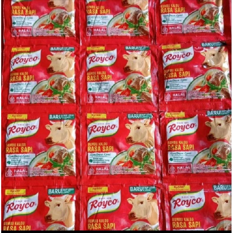 

Royco rasa ayam / ras sapi renteng 12pc