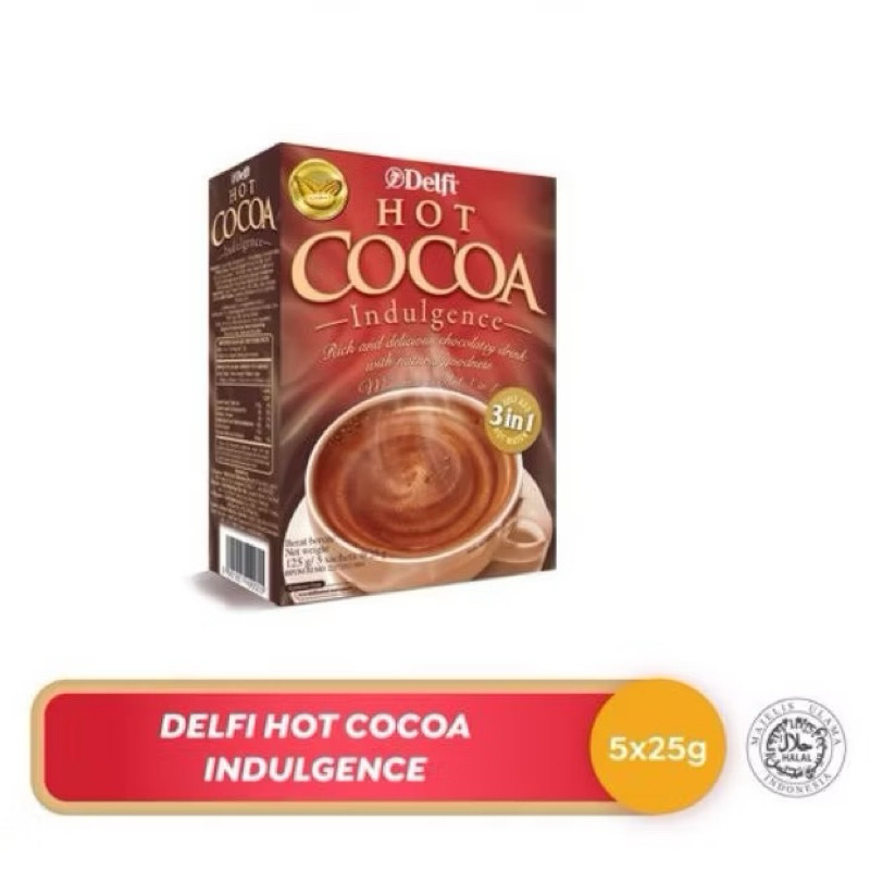 

Delfi Hot Cocoa Indulgence Box 5 x 25gr