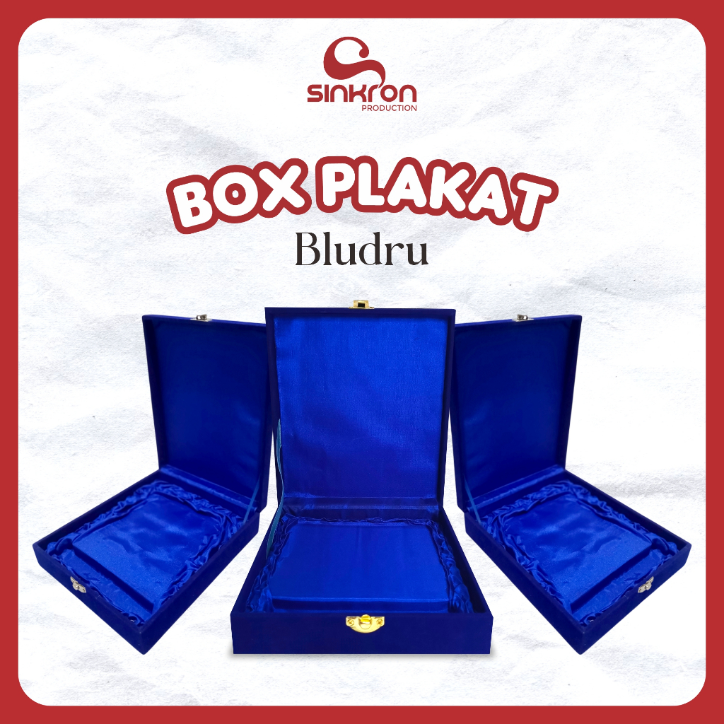 Box plakat kotak plakat bludru