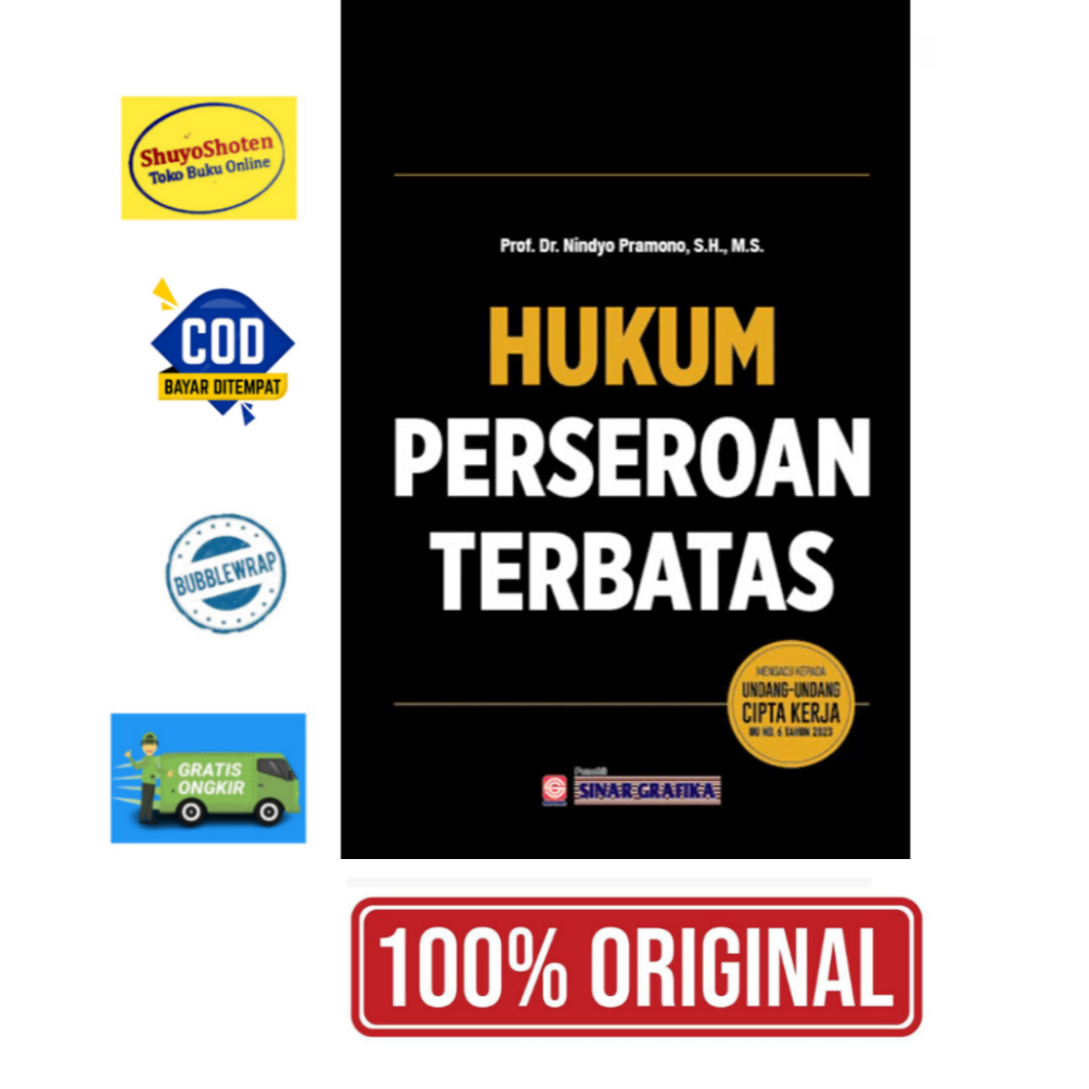 Buku Hukum Perseroan Terbatas Mengacu Kepada Undang-Undang Cipta Kerja UU No.6 Tahun 2023- Nindyo Pr