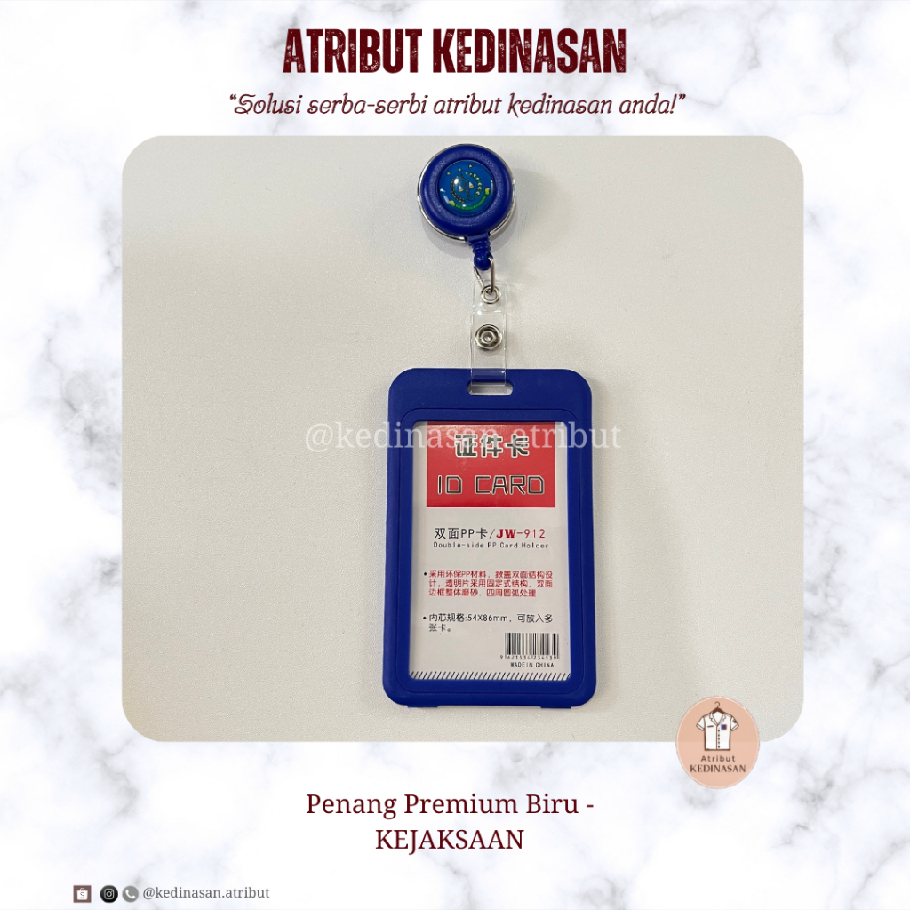 

Penang Id Card (Biru) - Bidang Pengawasan Kejaksaan