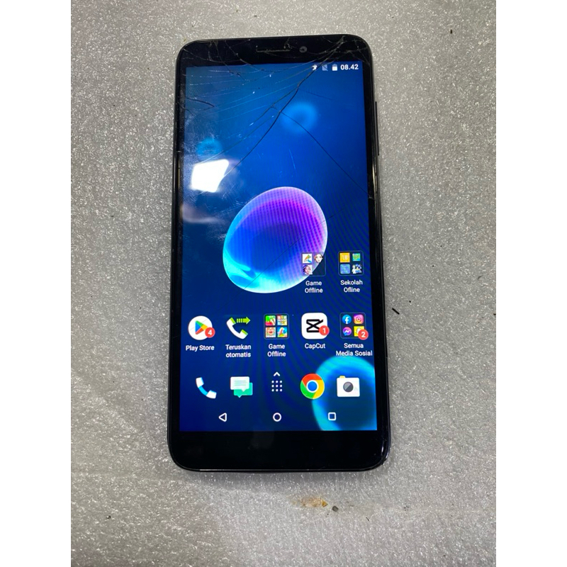 lcd mesin htc desire 12 hidup normal