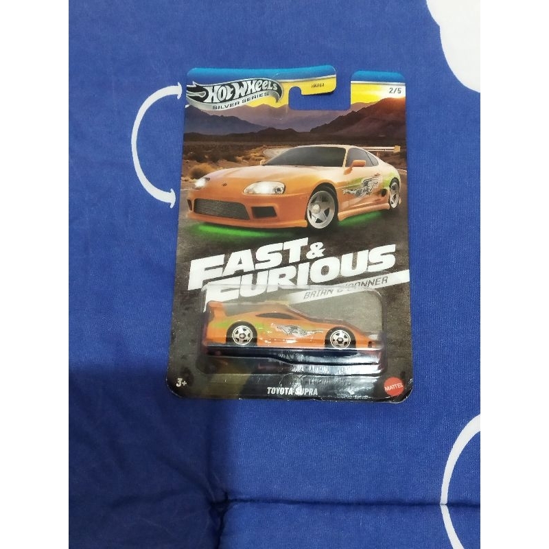 Hot Wheels Toyota Supra MK4 Orange Fast And Furious. Brian O'Conner
