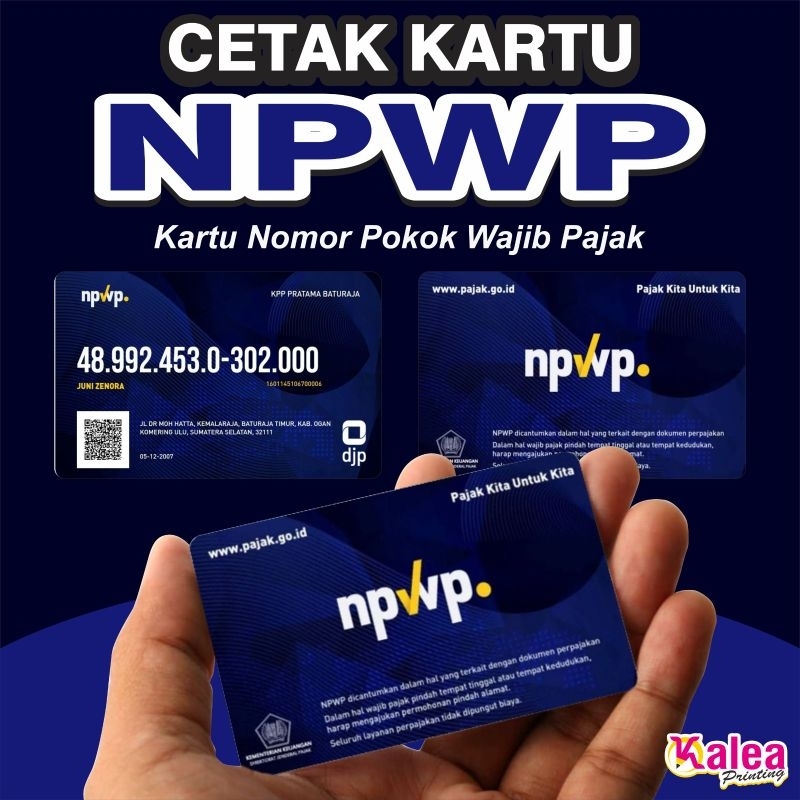 

Cetak Kartu NPWP Cepat Jadi, Cetak Kartu NPWP Termurah