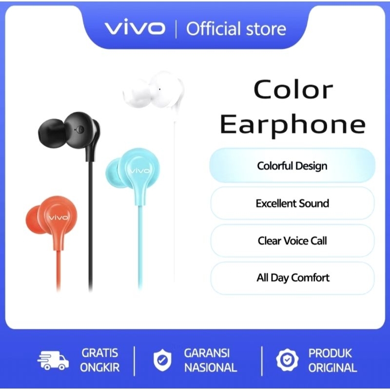Vivo colour earphone