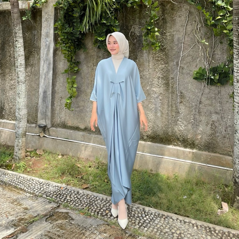 TERBARU [KAFTAN SATIN SILK] FREE BROSS / KAFTAN SILK / KAFTAN ELEGANT / KAFTAN SIMPLE