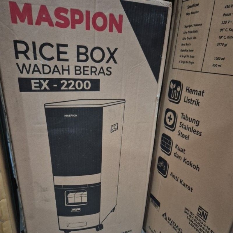 Rice Box Maspion Tempat Beras Maspion 22KG/28KG