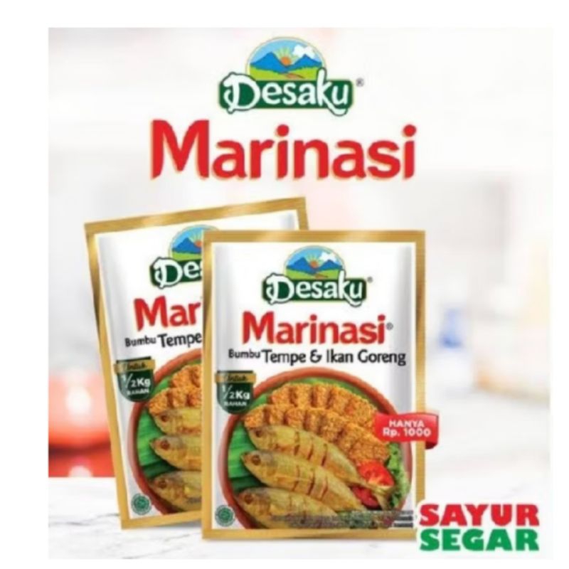 

Desaku Marinasi Bumbu Tempe & Ikan Goreng