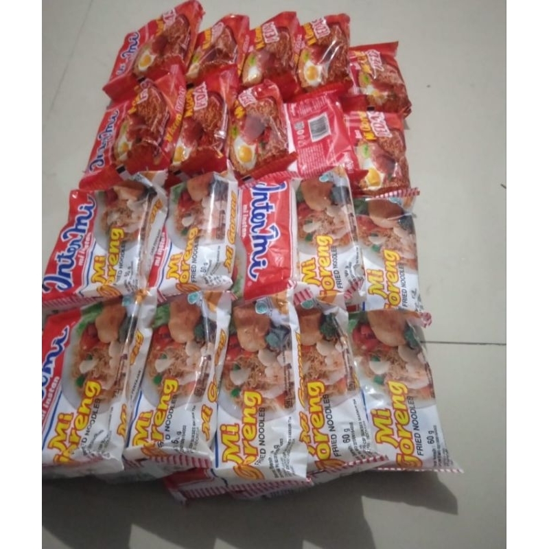 

intermie mix 10 pcs goreng + 10 pcs pedas