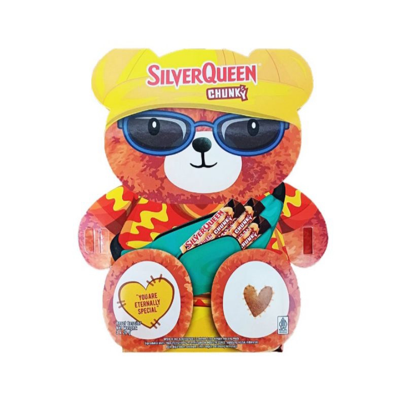 

silverqueen Chunky bear chocolate 3x30gr