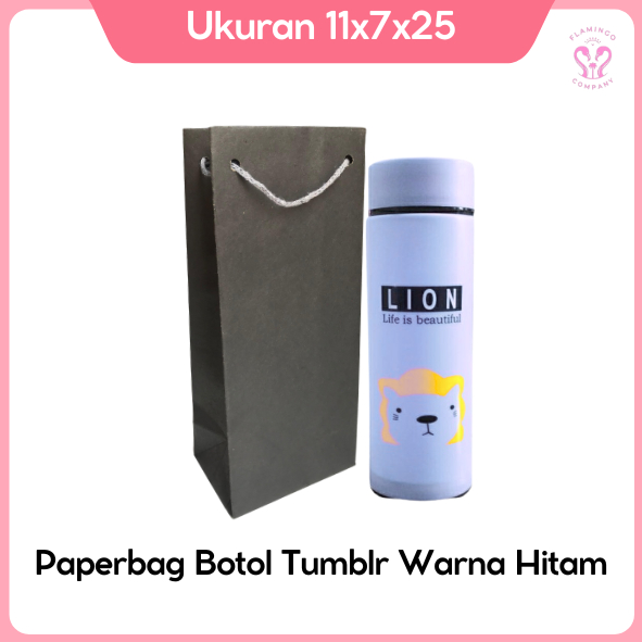 

PAPER BAG BOTOL WARNA HITAM UKURAN 11X7X25 PAPERBAG BOTOL KAKTUS TUMBLR / TAS SOVENIR HAJATAN/ PAPERBAG MINI / TAS KADO/ BAHAN CRAFT 125 GSM