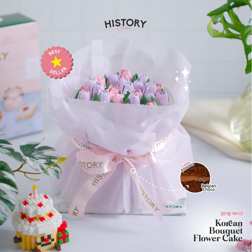 

HistoryCake Bouquet Flower Cake Kue Tart Buket Bunga Wisuda Kado Wisuda Kado Anniversary