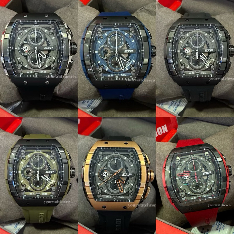 JAM TANGAN PRIA EXPEDITION RUBBER E6782 E 6782 MC