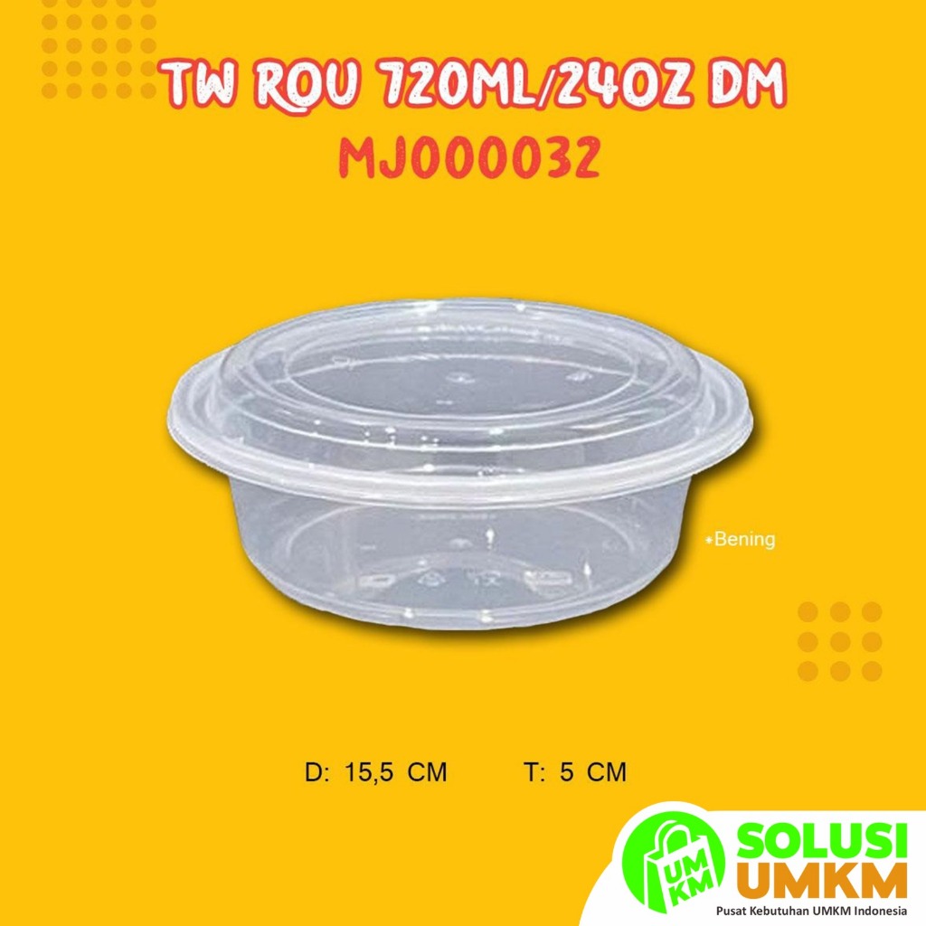 

TW ROU 720ML / 24OZ DM (25 pcs/pack) @150/25 pcs