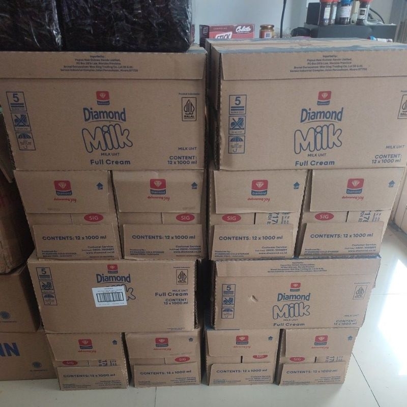 

Susu UHT Diamond 1Dus isi 12x1lt Khusus GRAB GOSEND