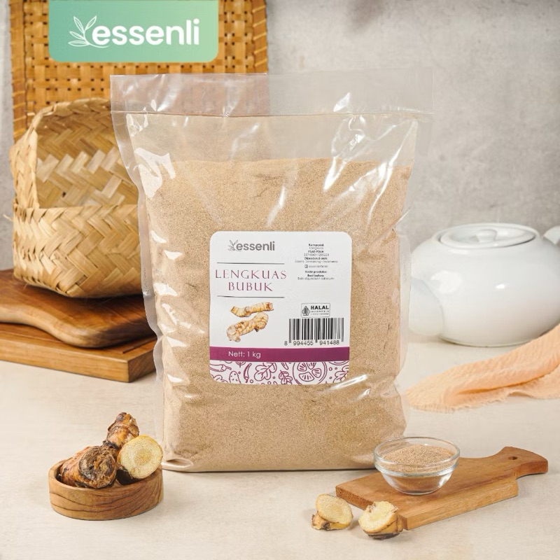 

ESSENLI Laos/Lengkuas Bubuk Murni tanpa campuran 1kg