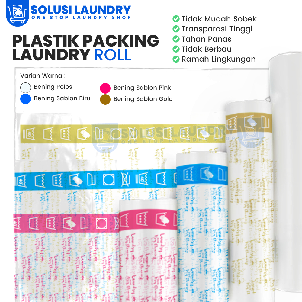Plastik Packing Laundry Plastik Karpet PP 30 X ROLL