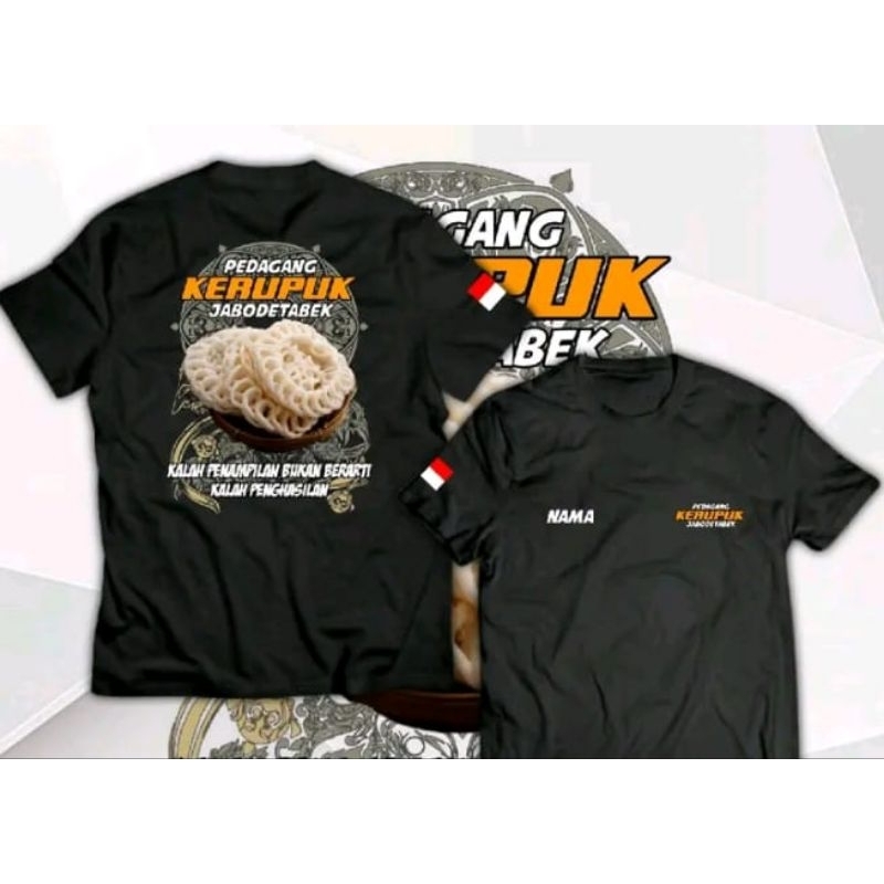 KAOS PEDAGANG KERUPUK JABODETABEK