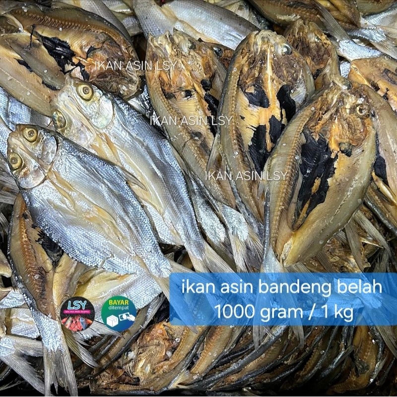 

ikan asin bandeng belah super 1000gram / 1 kg