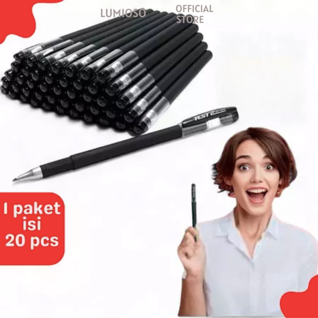 

[COD] Pulpen Tinta Hitam Menulis Menggambar Untuk Kantor Mahasiswa Pelajar isi 20 Pcs