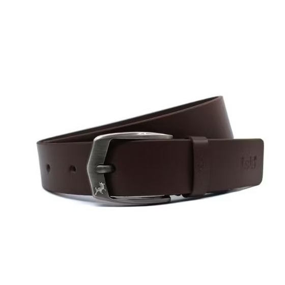 Belt Kulit Belt Pria Gesper Ikat Pinggang Sabuk Pria Original Lois B441NBR