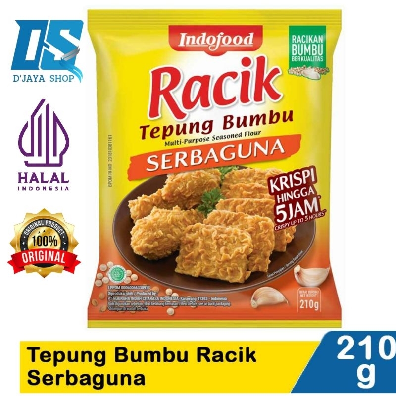 

RACIK TEPUNG BUMBU SERBAGUNA 210G
