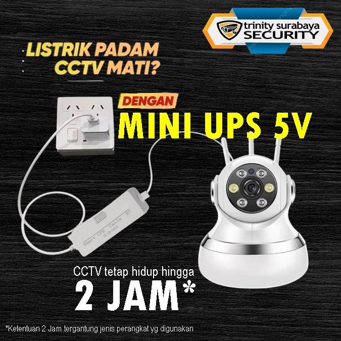 MINI UPS 5V for Wifi Camera CCTV TRINITY