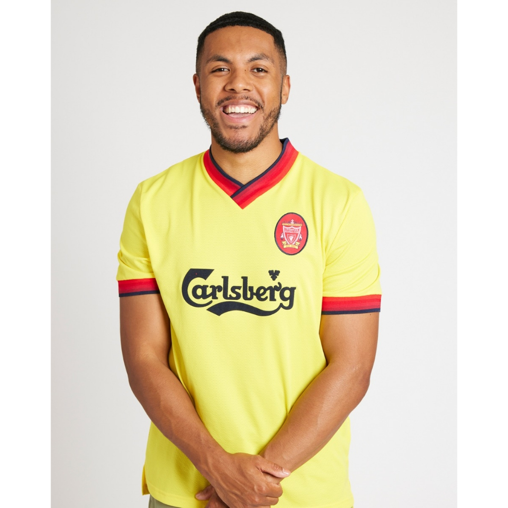 Liverpool FC Adults Retro 97-98 Away Shirt Men - Official LFC Jersey Original Pria