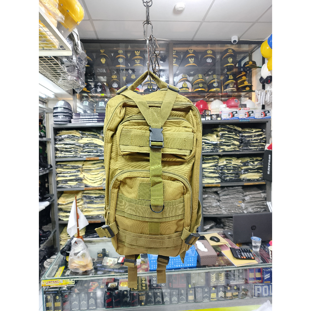 TAS TACTICAL CARRIER DAYPACK RANSEL ARMY RIMBA KREM KECIL