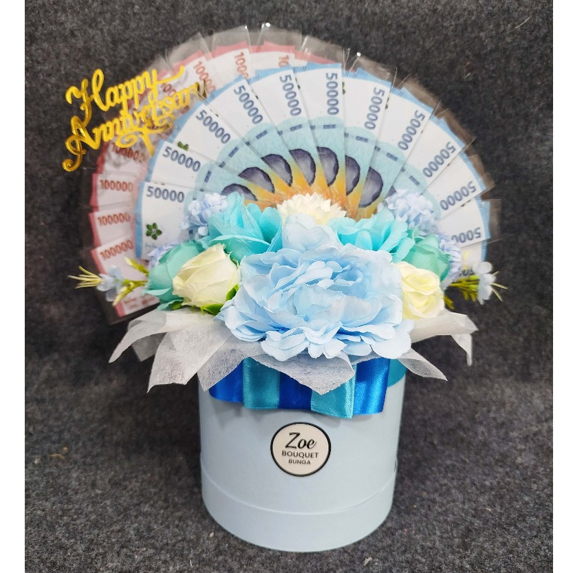 Bloom Box Buket Uang Kosongan 2 | Buket Uang isi sendiri | Buket Uang | Bloom Box Uang