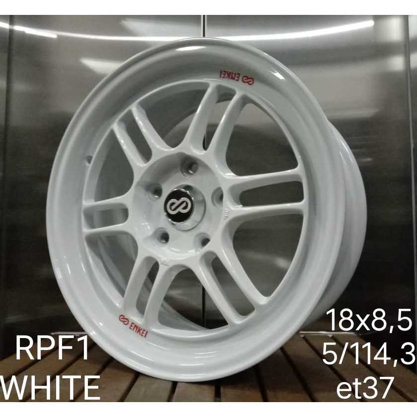 VELG RACING MOBIL MURAH RING 18 RPF 01 R18X8,5 5X114,3 ET37 WHITE