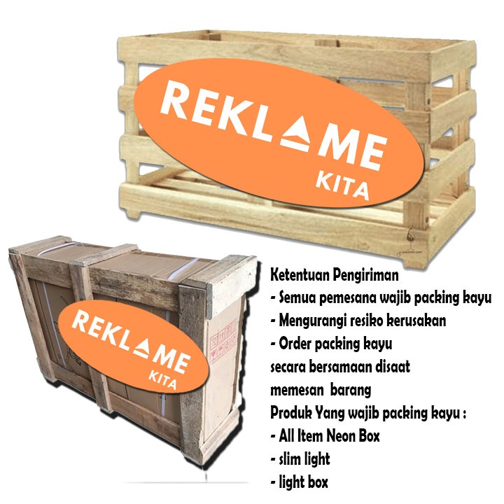 

Packing Kayu Neon Box segala jenis packing