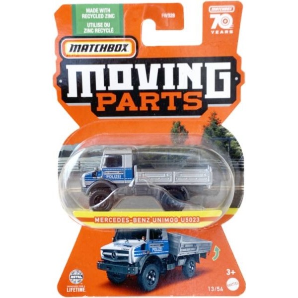 Miniatur Truk Polisi Jerman Polizei Mercedes Benz Unimog U5023