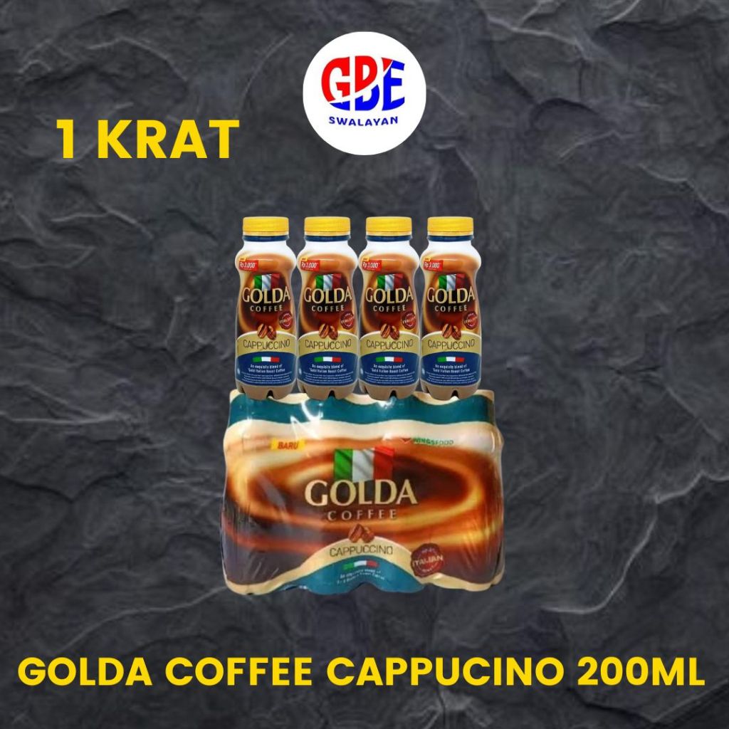 

Golda Coffee Cappucino 200Ml 1 Krat 12 Pcs