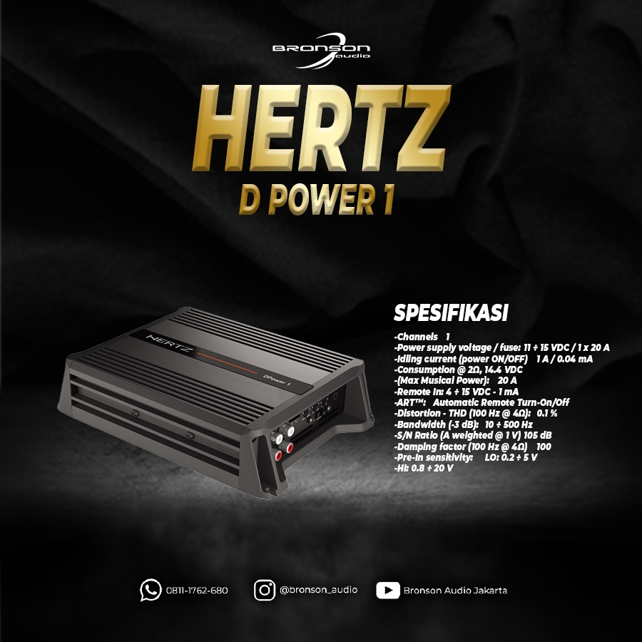 AMPLIFIER HERTZ D POWER 1
